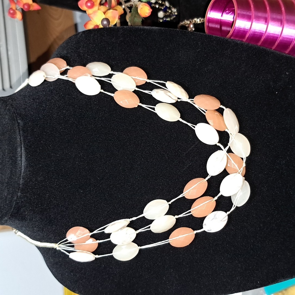 Elegant Multi-Strand Shell Necklace
